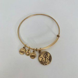 NWOT Alex and Ani Gold Sister Charm Bangle